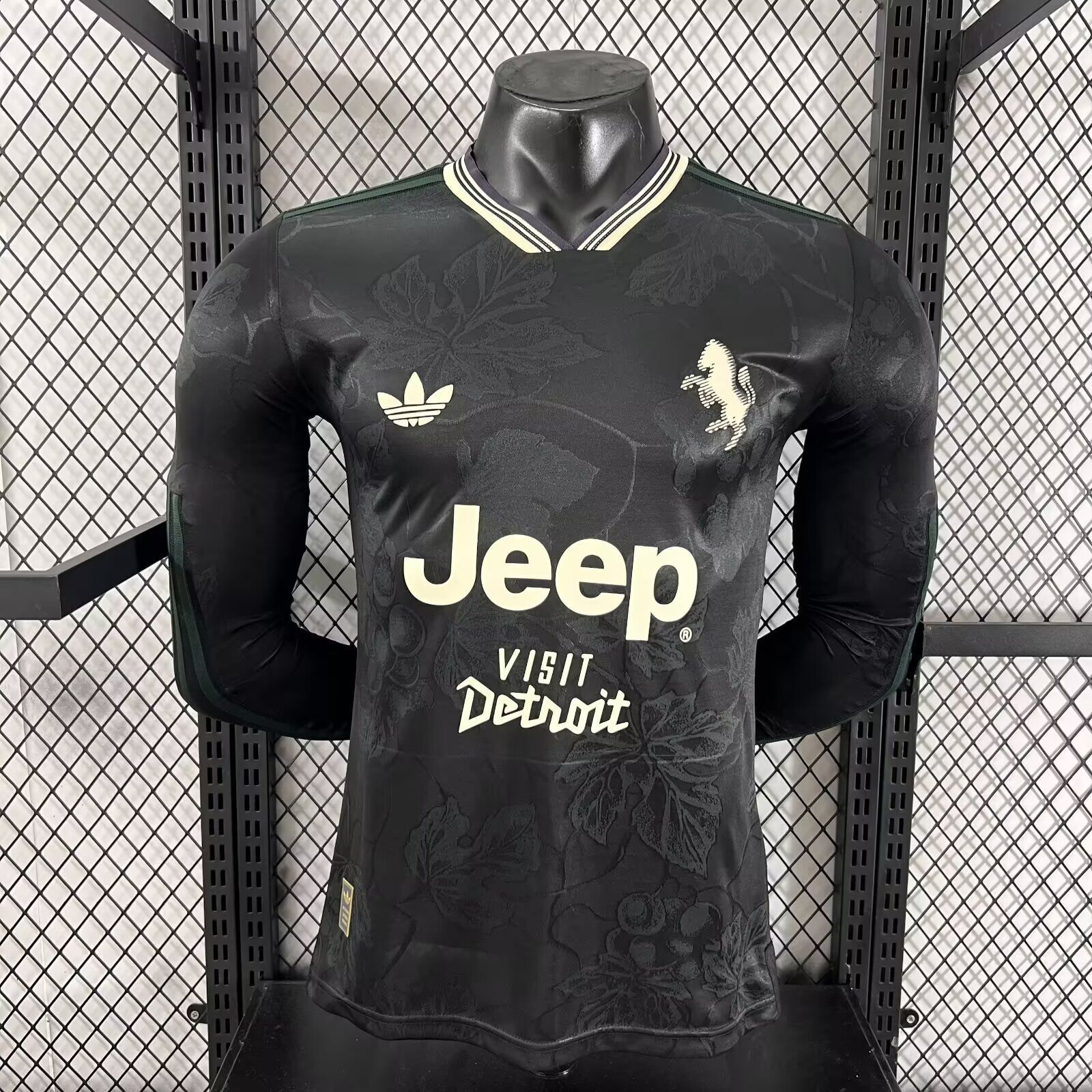 AAA Quality Juventus 25/26 Third Black Sponsor Long Jerse(Player